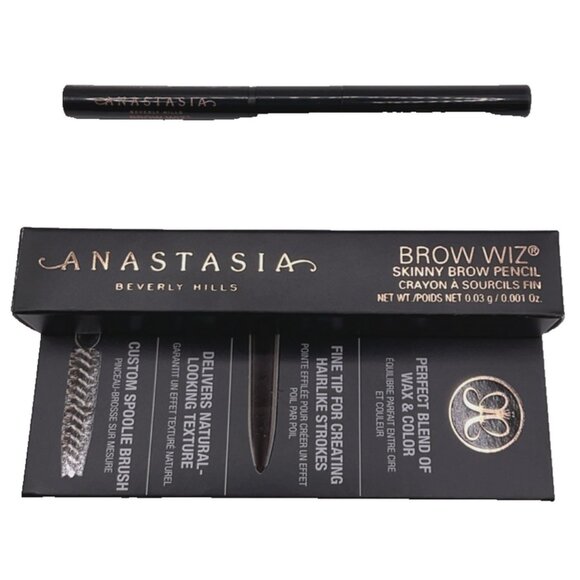 ANASTASIA Beverly Hills Brow Wiz Medium Brown Pencil Stencil Mascara NEW Beauty - Picture 9 of 10